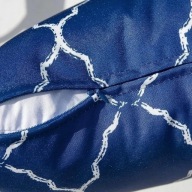 Woaboy Zestaw 2 pokrowców na poduszki zewnętrzne, wodoodporny 45x45