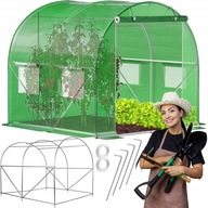 MOCNY TUNEL FOLIOWY OGRODOWY SZKLARNIA 2x2m JAKOŚĆ 4m2 PREMIUM