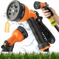 ZRASZACZ WODY PISTOLET DO WĘŻA OGRODOWEGO Z REGULACJĄ 8 FUNKCJI NAWODNIENIA