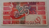 Holandia 25 gulden 1989