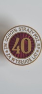 Odznaka Za Wysługę w OSP