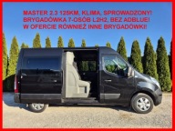 Renault Master 2.3 125KM Bez Adblue Brygadowka Dubel 7-osob Doka Klima 1 w