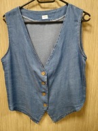 Kamizelka, cienki jeans r. Uni Italy !!!