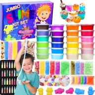 SLIME DO ROBIENIA GLUTÓW DUŻY ZESTAW MASA PLASTYCZNA 120W1