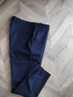 Niemieckie Spodnie męskie L kant eleganckie Slim Fit wełna pas94