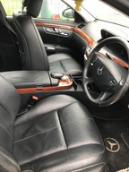 mercedes w 221 s klasa fotele kanapa czarna skóra super stan
