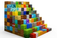 Klocki Magnetyczne Konstrukcyjne dla dzieci Minecraft- Sześciany 100 szt