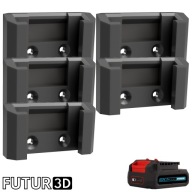 Uchwyt pojedynczy na akumulator Erbauer 12V EXT DualVolt z blokadą