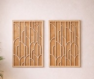 Drewniane Panele Ścienne 3D - 50x70 cm - wybór kolorów