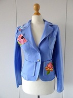 HAPPY LOVE NIEBIESKI HAFTOWANY S