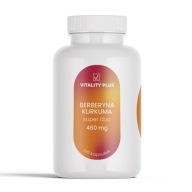 Berberyna + Kurkuma - 60 kapsułek - CUKIER GLUKOZA TRAWIENIE WĄTROBA