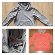 2 x Bluza z kapturem szara 4F 146 na 10-11 lat