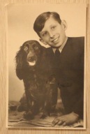 Poznań 3.V. 1947 rok, CIEKAWE, STARE ZDJĘCIE - Najdroższemu Tatusiowi Jurek