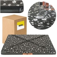 Legowisko dla psa wodoodporne 100x70x5 cm duży materac XL z zamkiem