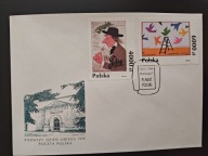 Plakat polski (III) - FDC ze znaczkami Fi 3348 i Fi 3349
