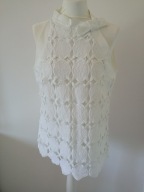 Nara Camicie włoska biała bluzka damska r IV S/M