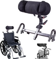 ZAGŁÓWEK DO WÓZKA INWALIDZKIEGO REGULOWANY MIĘKKI PODPARCIE NA SZYJE