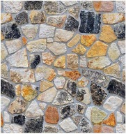 Tapeta ścienna samoprzylepna wzór kamieni okleina 1000 x 45 cm