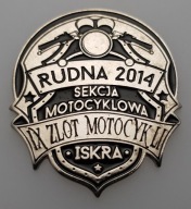 Znaczek, odznaka, blacha zlotowa, motocyklowa No.1843