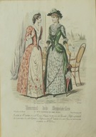 Miedzioryt Moda Journal des Demoiselles II poł. XIX w.