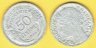 Francja 50 Centimes 1944 r.
