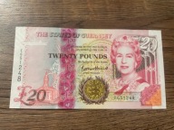 Guernsey - 20 funtów - UNC
