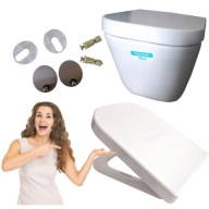 DESKA SEDESOWA WC DO ROCA GAP WOLNOOPADAJĄCA DUROPLAST ANTYBAKTERYJNA BIAŁY