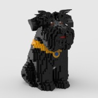 Rzeźba twój PIES,KOT z klocków Lego dekoracja domu