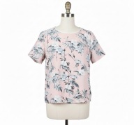 Tally Weijl Różowa Bluzka / Top w Kwiaty – Rozmiar 38 / M