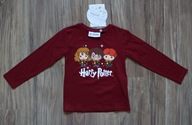 bluzka Harry Potter 104 110 NOWA bordowa