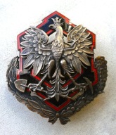 Odznaka - Szkoła Inżynierii ,Klasa Saperska z wieńcem.