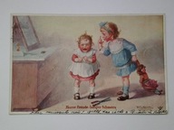 Dzieci, kłótnia dziewczynek Krótka radość, długi smutek W. Fialkowska 1916r