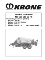 Krone Big Pack 890/1270/1290 (HC, Multi Bale, HDP) - instrukcja obsługi PL