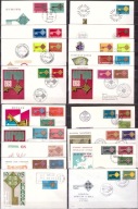 CEPT Europa FDC 1968 rocznik komplet