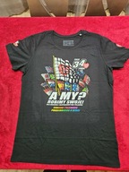 T-shirt damski w rozmiarze ,,L", z motywem finałowym.