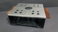 Stary podgrzewacz teak metal Skandynawia design