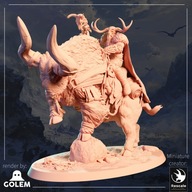 Vargir Frosthorns Rear - FD - figurka RPG DnD D&D - druk 3D 14K