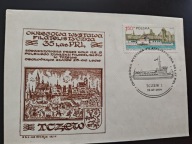 Okręgowa Wystawa 35 lat PRL, Tczew 1979 - koperta pamiątkowa z datow. okol.
