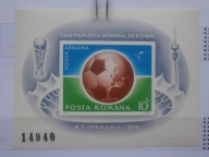 Rumunia - Mundial 1974 - Mi. bl.115 **