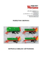 Warfama N-218...N-229/1- instrukcja obsługi rozrzutnika obornika (2002)