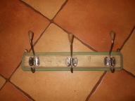 STARY WIESZAK DREWNIANY