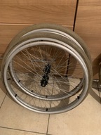 Koła obręcze do wózka inwalidzkiego szybkozłączka aluminiowe