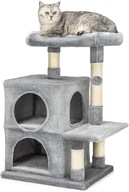 Drapak dla kota z 2 jaskiniami i legowiskiem Lionto