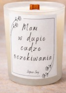Świeca Sojowa AFIRMACJA Silnej Kobiety Baccarat 210ml