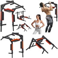 DRĄŻEK DO PODCIĄGANIA DIPÓW BRZUCHA ĆWICZEŃ PORĘCZ WIEFOUNKCYJNY 2W1 MOCNY