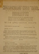 BIULETYN INFORMACYJNY nr 31-32 + KOMUNIKAT nr 31-32, KSS KOR 1979