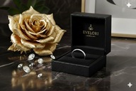 Pierścionek srebrny unisex rozmiar 8 stal nierdzewna 4mm klasyczna