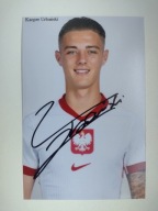 Zdjęcie 10x15 autograf Polska Kacper Urbański Euro 2024
