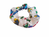 Scrunchie gumka do włosów folklorystyczna