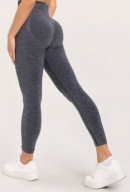 Legginsy seamless push up dark grey Gym Glamour 38 M